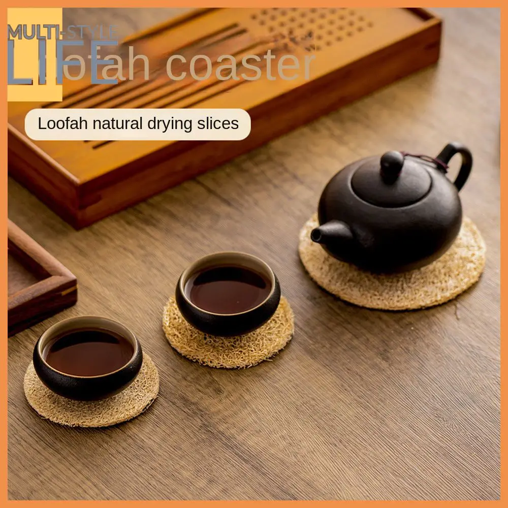

1 Pcs Chinese Tea Saucer Tea Mat Coaster Handmade Cup Insulated 100 Natural Retro Teaware Tray Kitchen Accessories Creative