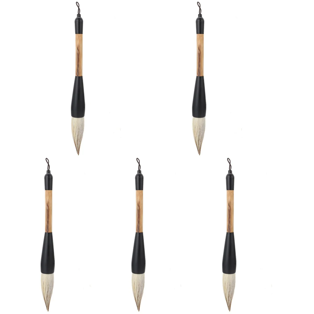 

5x Convenient Chinese Professional Coloring Writing Brush Calligraphy Brush for Painting Daily School Writing