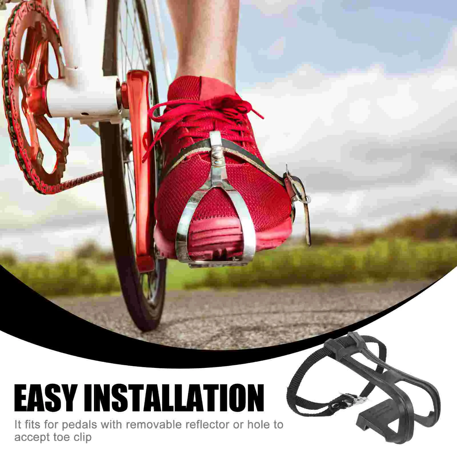 Ремни для педалей Педаль Bicicleta Estatica Para Ejercicios Toe Clip Велосипеды Велоспорт Дорога