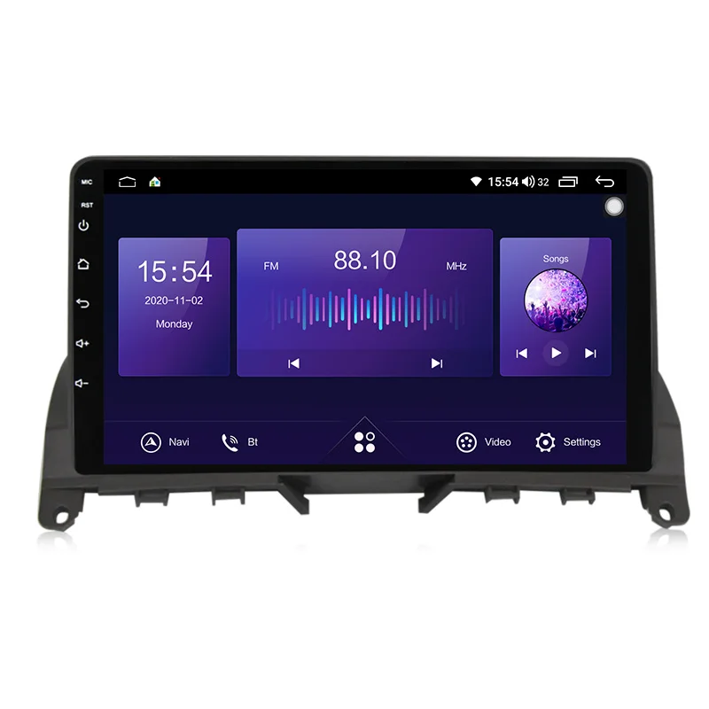 Новый товар! 8G 128G android11 автомобильный dvd-плеер для Benz C-Class 3 W204 2006-2011 с DSP IPS carplay