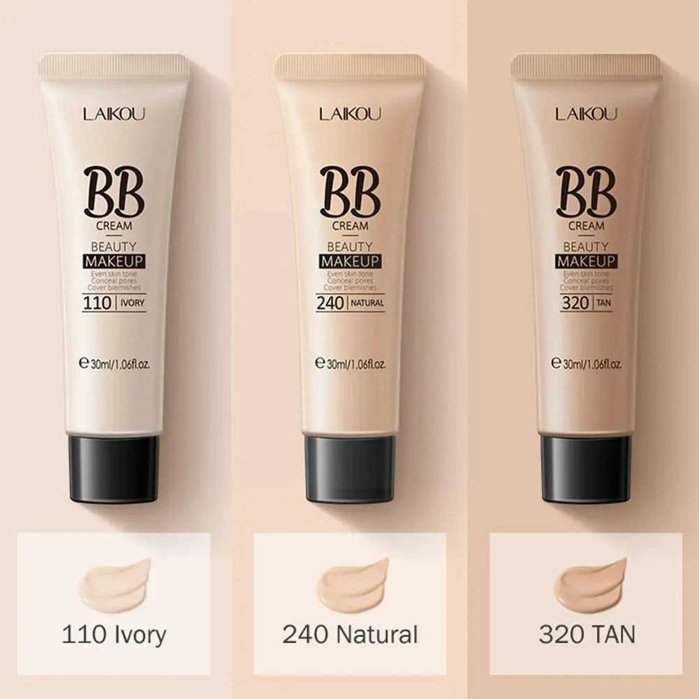 

Bb Cream Full Cover Face Base Liquid Foundation Cream Cream Lasting Makeup Korean Whitening Concealer Waterproof Lon Z3w4
