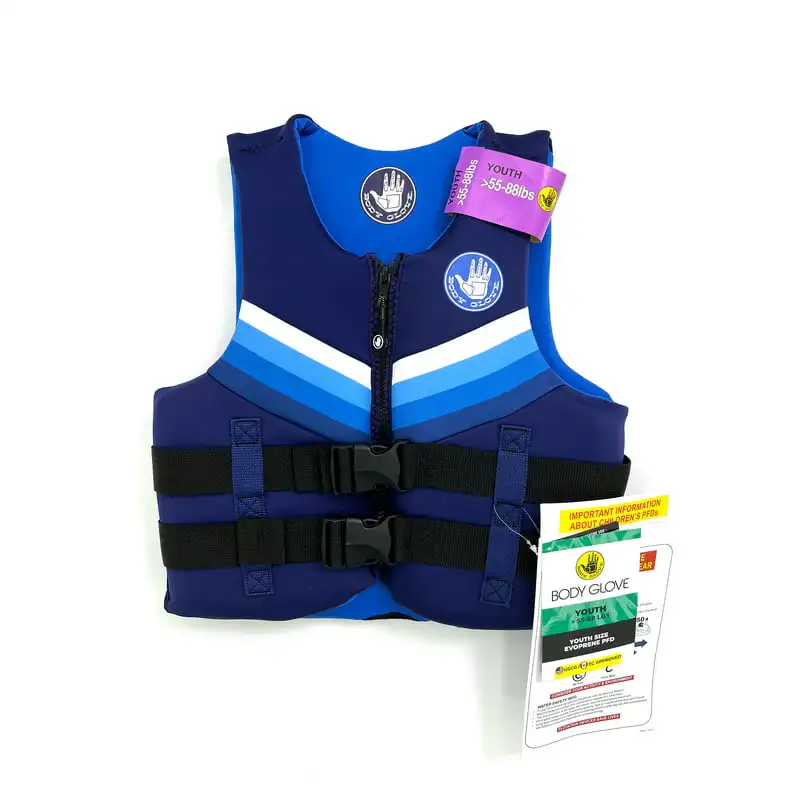 

Youth Boy Evoprene PFD, Life Jacket and Vest Teen Male 55-88 lbs., Blue