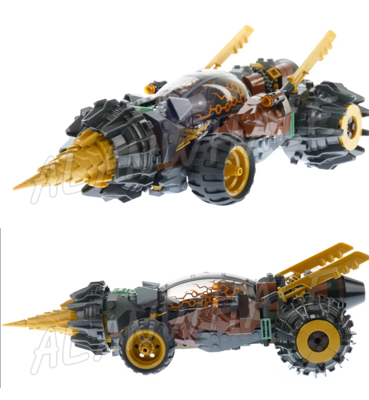 610 шт. Shinobi Legacy Cole's Earth Driller Giant Stone Warrior Army Scout 11163 Наборы строительных блоков