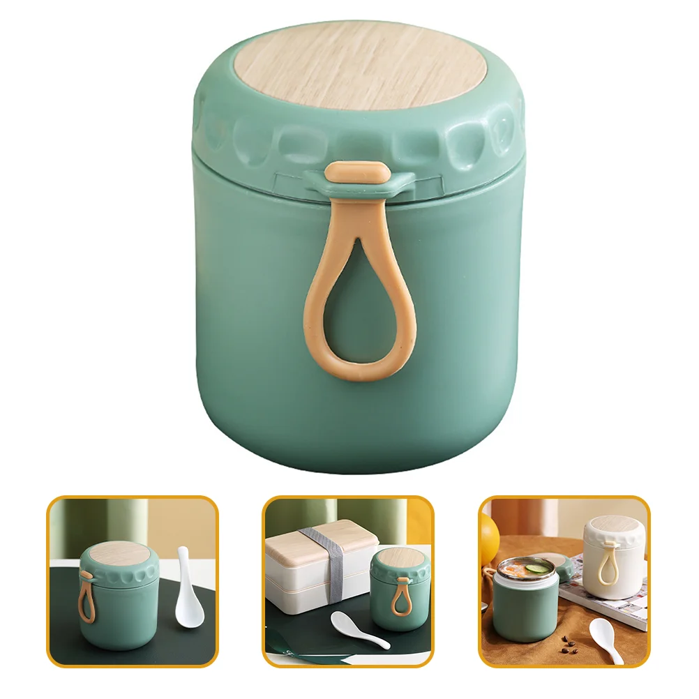 

Cup Food Soup Insulated Breakfast Container Thermal Jar Lunch Microwave Portable Box Flasks Flask Bento Mug Hot Handle Porridge