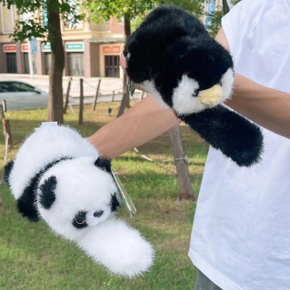 Превратите в пингвина Хлопушка серия имитация превращение енота плюшевая кукла