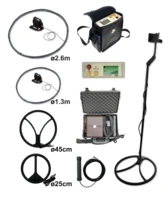 allosun ar6 pulse induce metal detector gold finder underground treasure metal detector dual search coil 1 3m and 45cm
