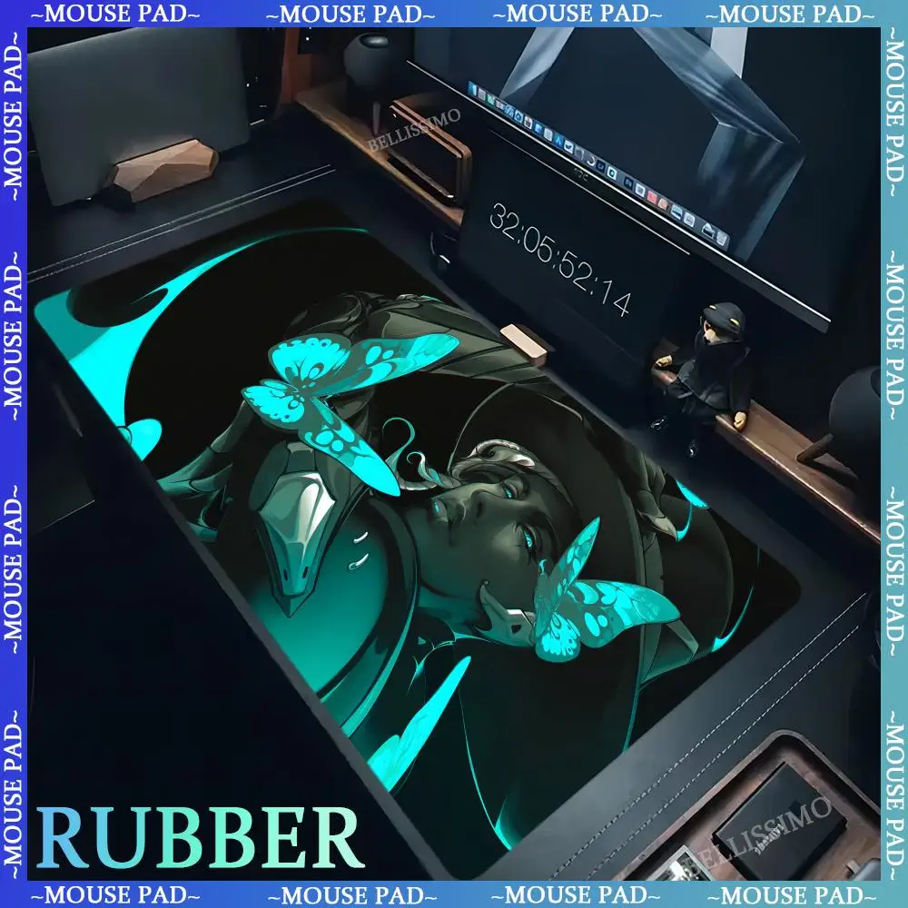 Коврики для мыши V-Valorants аниме игровые коврики XXL компьютера клавиатуры геймеров