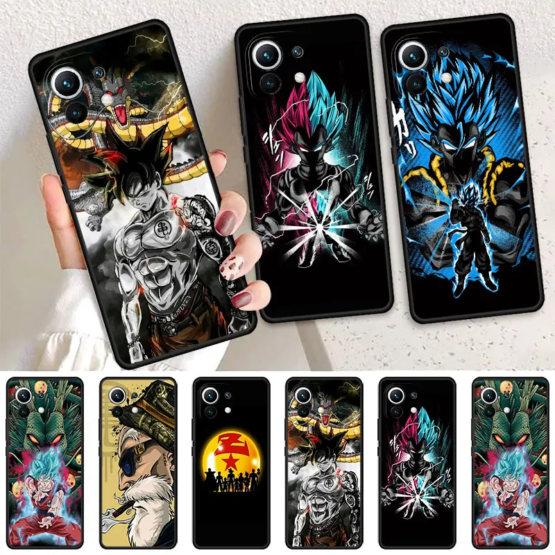 

Case For Xiaomi Mi Poco X3 NFC 11T Pro 11 Lite 12 X5 13 X4 GT 10T 9T M5 M3 C40 F1 Silicone Phone Cover Dragon Ball DBZ Goku Capa
