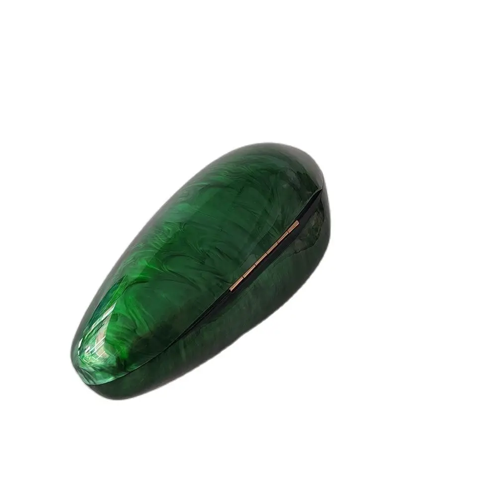 Abendtaschen Овальный эллипс форма Жемчуг белый зеленый абрикосовый розовый красный