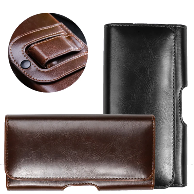 

For Samsung Galaxy A33 5G Fashion PU Case Leather Holster Vintage Belt Clip Phone Pouch Cover Waist Camping Hiking Outdoor Bag