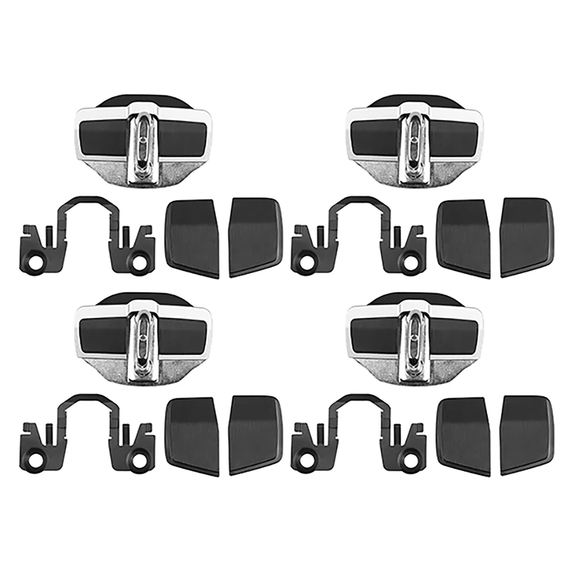 

4 Set TRD Door Stabilizer Door Lock Protector Latches Stopper Covers For Honda Accord Civic CRV HRV Odyssey
