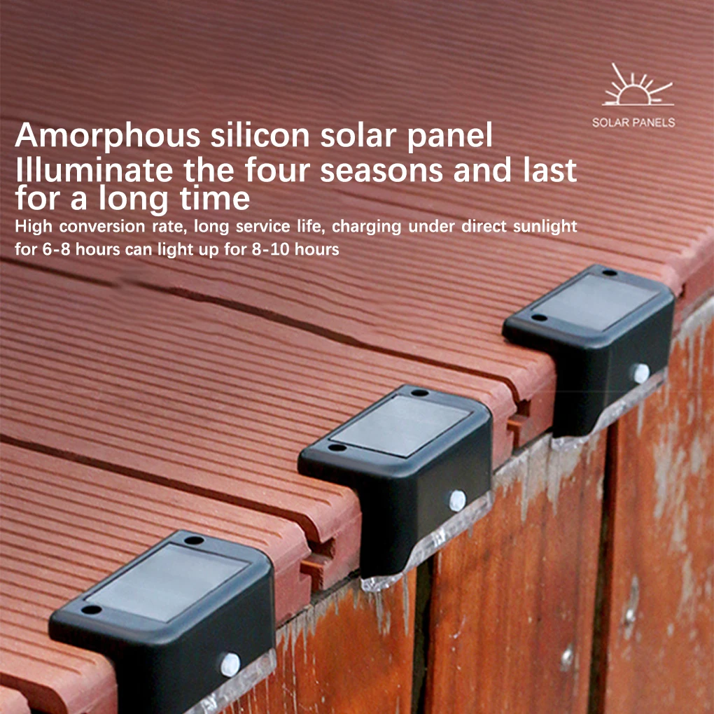 

Solar Light Waterproof Outdoor Garden Yard Backyard Stairs Deck Lamp