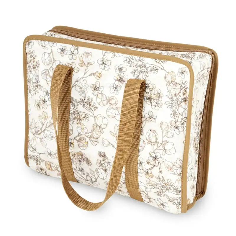 

Project Organizer Bag, Beige Floral