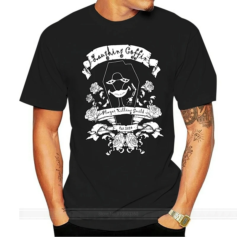 

Sword Art Online Laughing Coffin Player Killing Guild Juniors T-Shirt Tee Cartoon t shirt men Unisex New Fashion tshirt