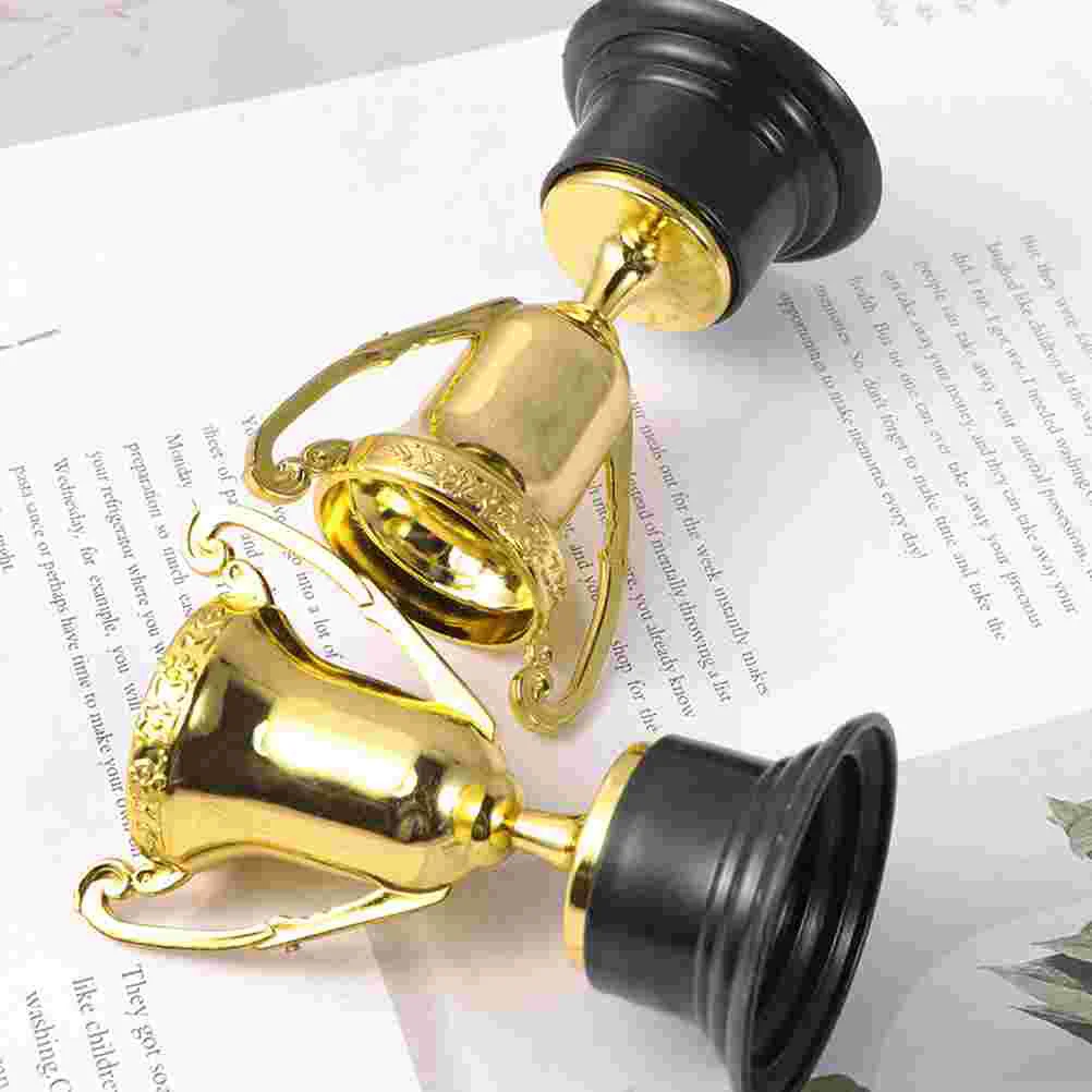 

10 Pcs Celebrity Children's Trophy Soccer Medals for Kids Plastic Mini Model