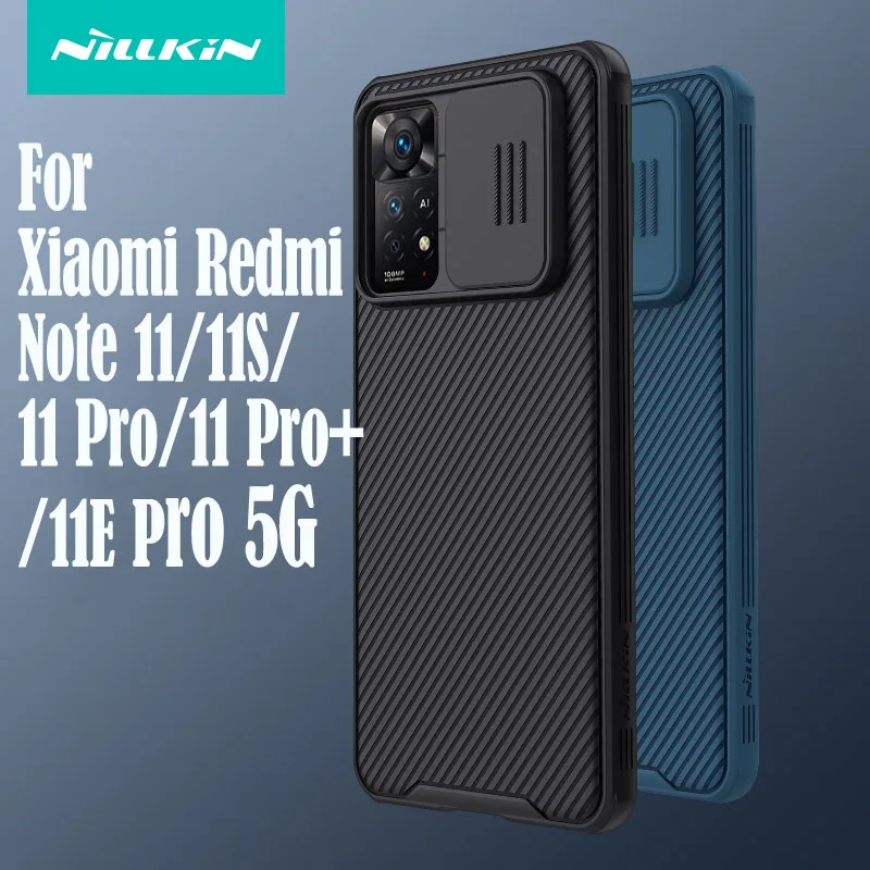 

For Xiaomi Redmi Note 11 Pro / Pro+ Plus 5G Global Case NILLKIN CamShield Case Slide Camera Cover For Redmi Note 11 11S 11E Pro