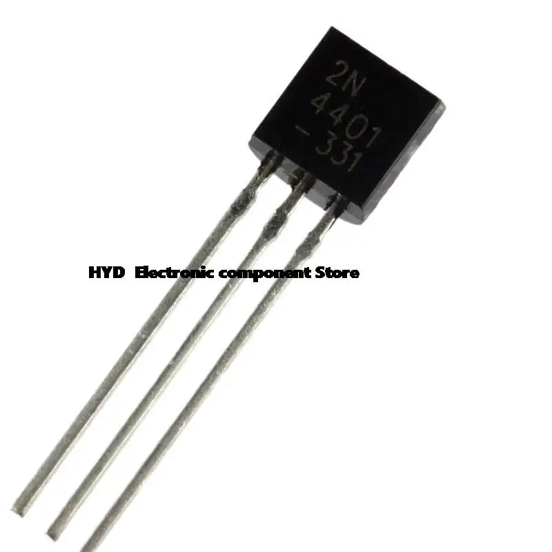

50PCS NPN transistor 2N4401 0.6 A /40v small power transistor TO- 92