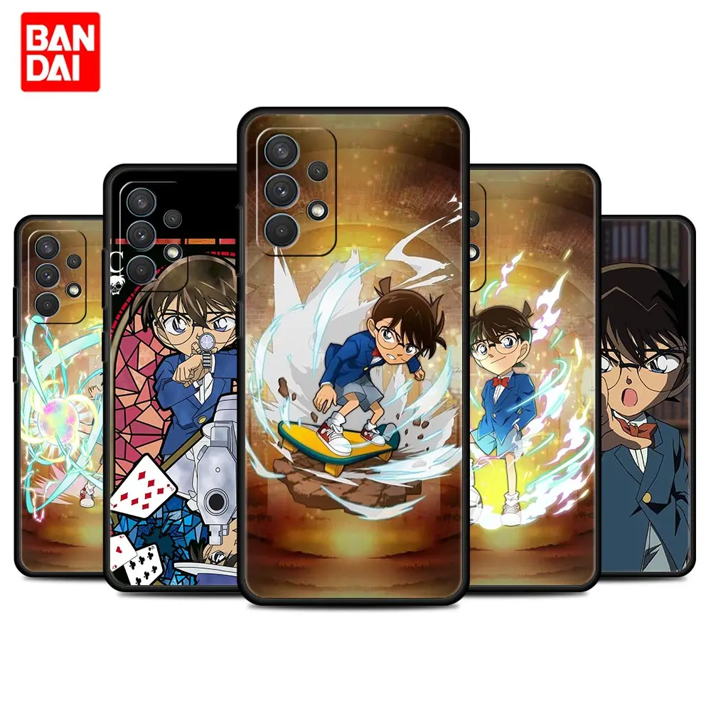 

Cover Case for Samsung Galaxy A03 A13 A31 A50 A51 A52 A30 A70 A71 A32 Note 20 Ultra 5G Back Soft Casing Phone Detective Conan