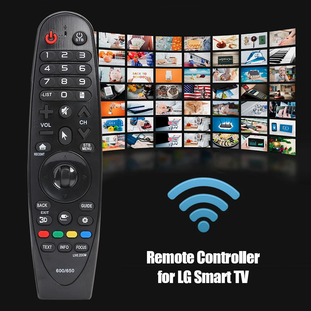 

Space-saving Remote Control Replacement w/ USB Receiver Bedroom Accessories for LG Magic Remote AN-MR600 49UH619V