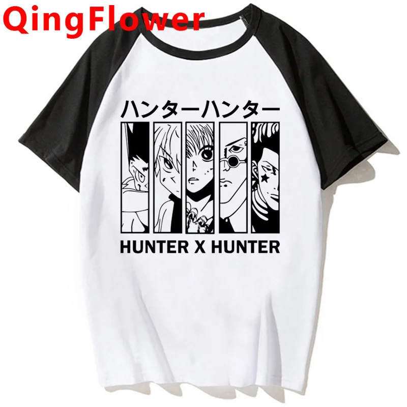 

Летняя мужская футболка, японская футболка Харадзюку, Харадзюку Kaisen Gojo Satoru Hunter x Hunter Hisoka Killua