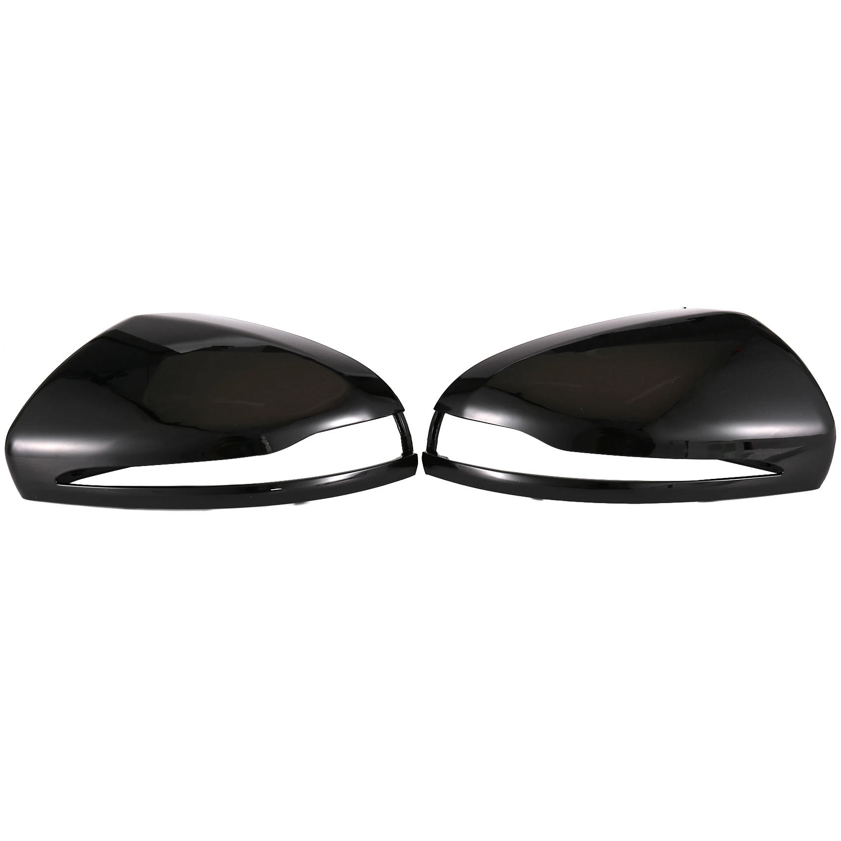 

Car Black Exterior Rearview Mirror Cover Side Mirror Cap Door Mirror Shell for Mercedes Benz C GLC S E Class W205