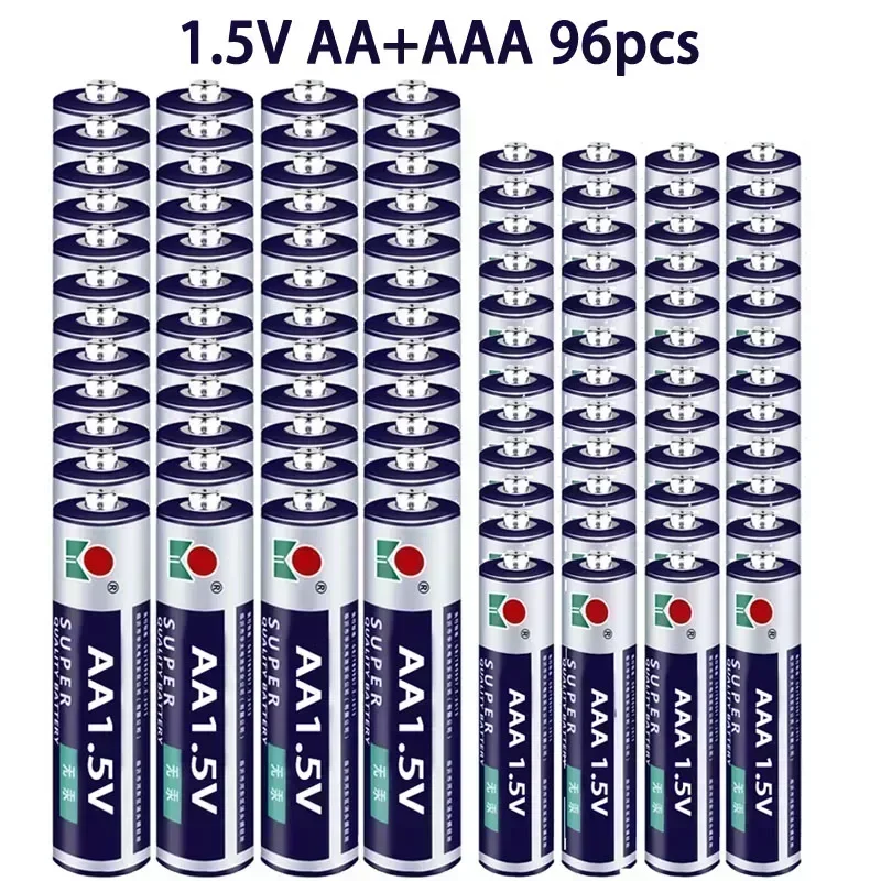 Перезаряжаемая щелочная батарея AA + AAA 1 5 В 9800 мАч/1 8800 мАч фонарик игрушки часы