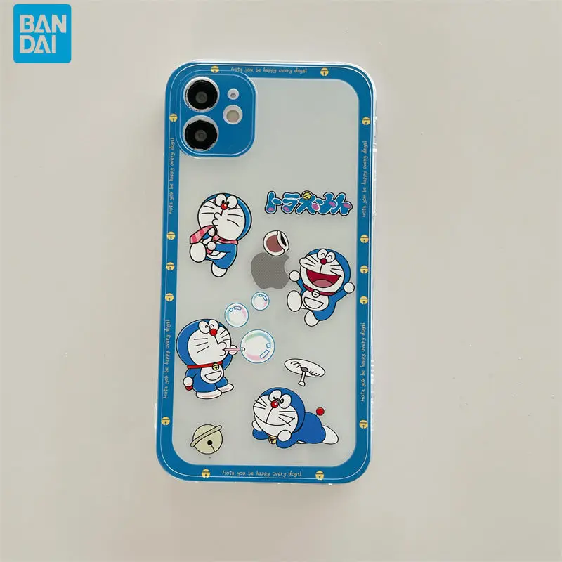 

Bandai Doraemon Phone Case for Iphone13/12/1/Xs/Xr/6/7/8 Couple Soft Shell