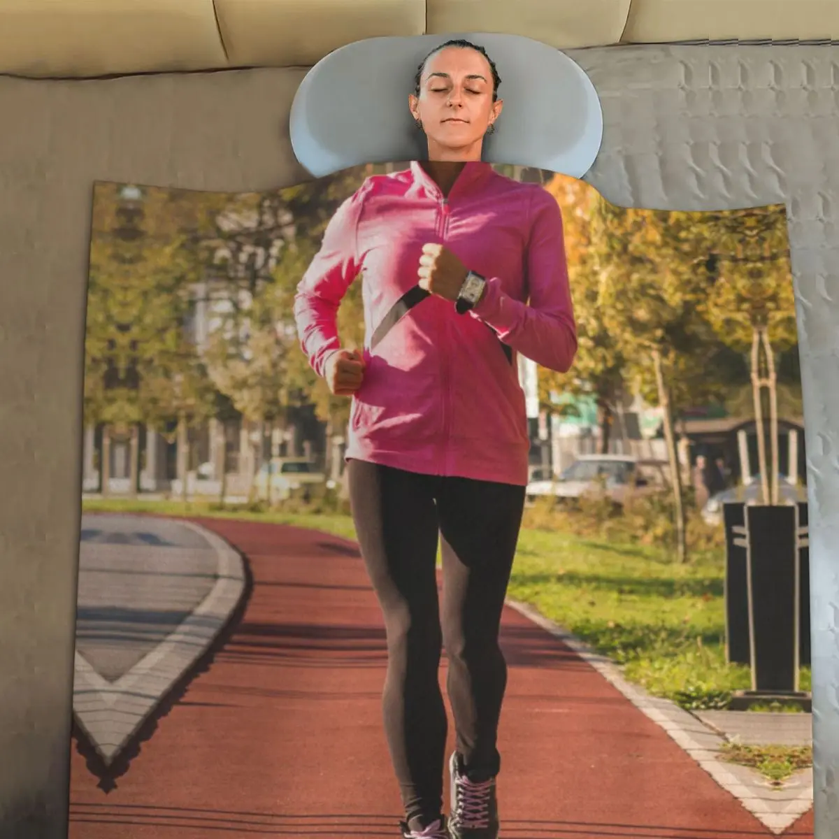 

Женское одеяло для бега и снижения веса в мечте, красочное Флисовое одеяло для веселых розыгрышей, супермягкое Дешевое покрывало для медита...