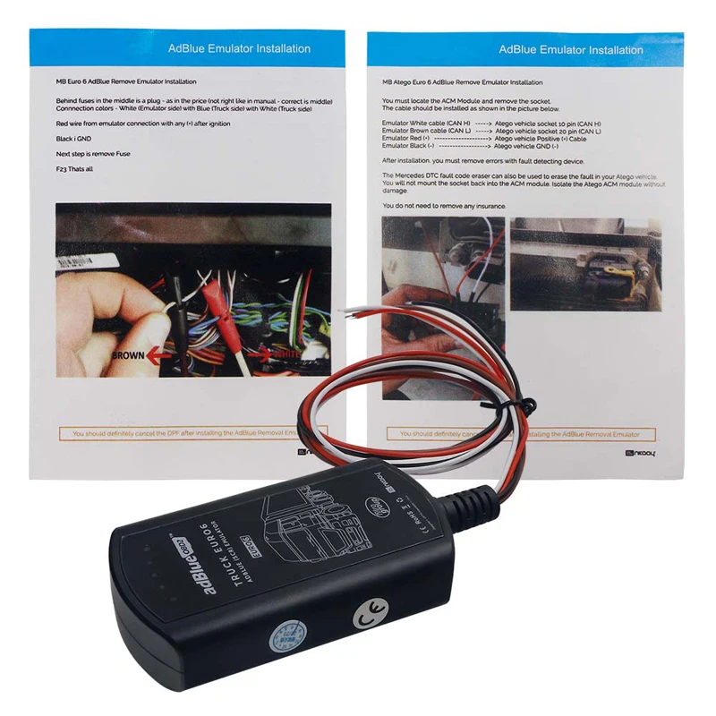 

New Adblue Emulator EURO 6 For Mercedes For Benz/DAF Truck AdBlue Emulator Euro6 AdblueOBD2 EU6 For Iveco Truck Diagnostic Tool