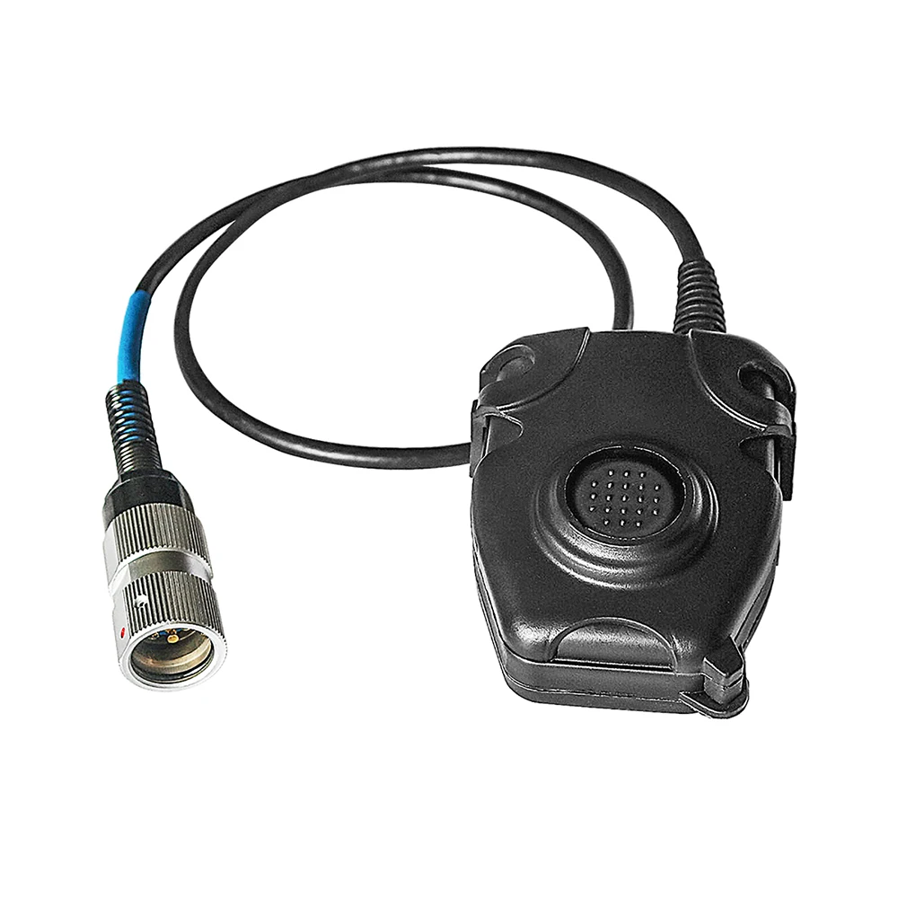 Compatible with PELTOR 6-pin PTT AN/PRC 148 152A Tactical Headset Adapter for Walkie-Talkie Model Analog Housing