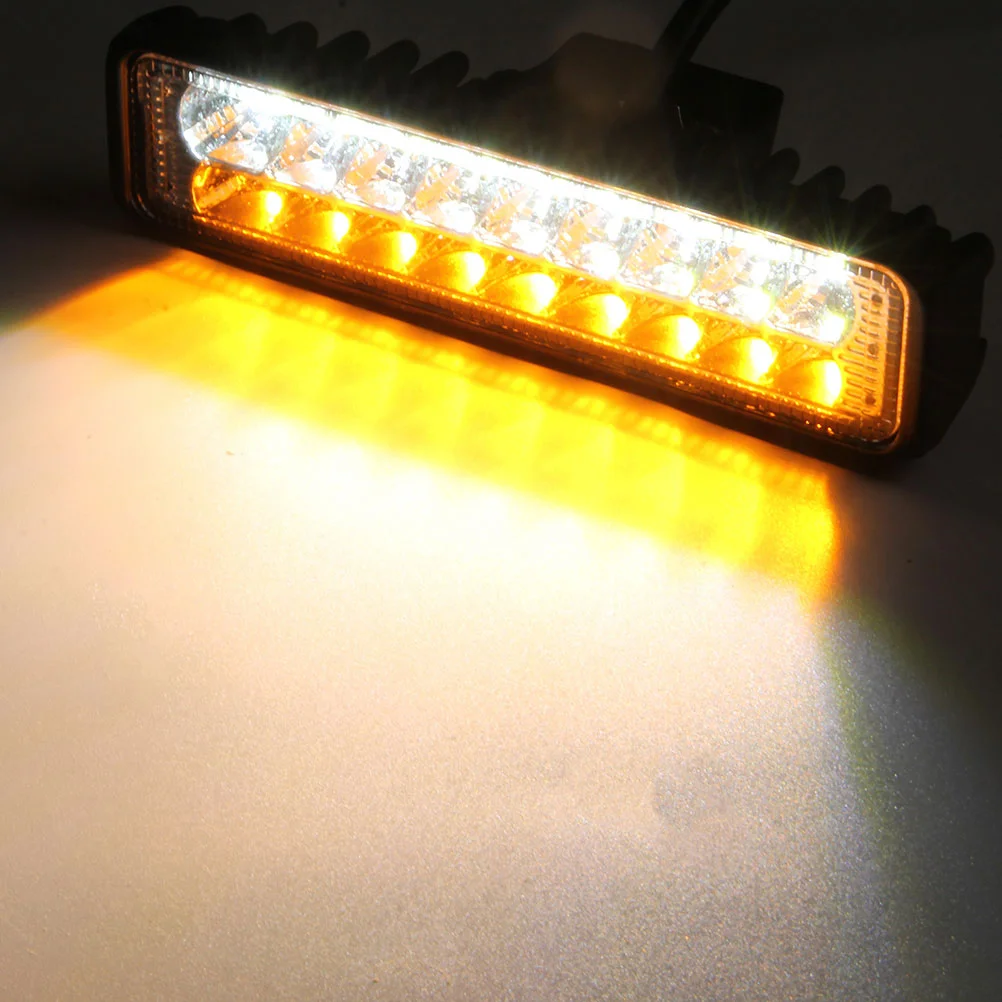 

6 Inches Emergency Light Headlight Bulb LED Bar Car Lightbulbulbs Replacement SUV Lamp