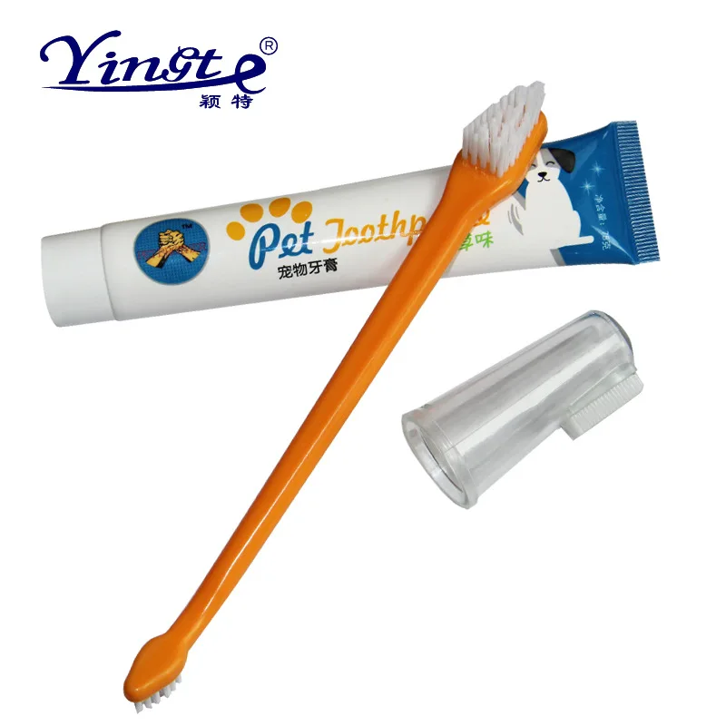 

Vanilla, Beef Flavored Pet Toothpaste Pet Supplies Edible Toothpaste for Dogs Oral Care Toothpaste Cat and Dog Toothpaste Set