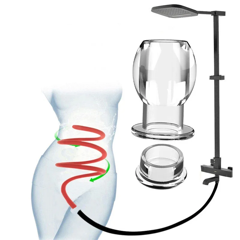 Силиконовая Анальная клизма WETIPS с 5 отверстиями шланг для мытья анальная душ