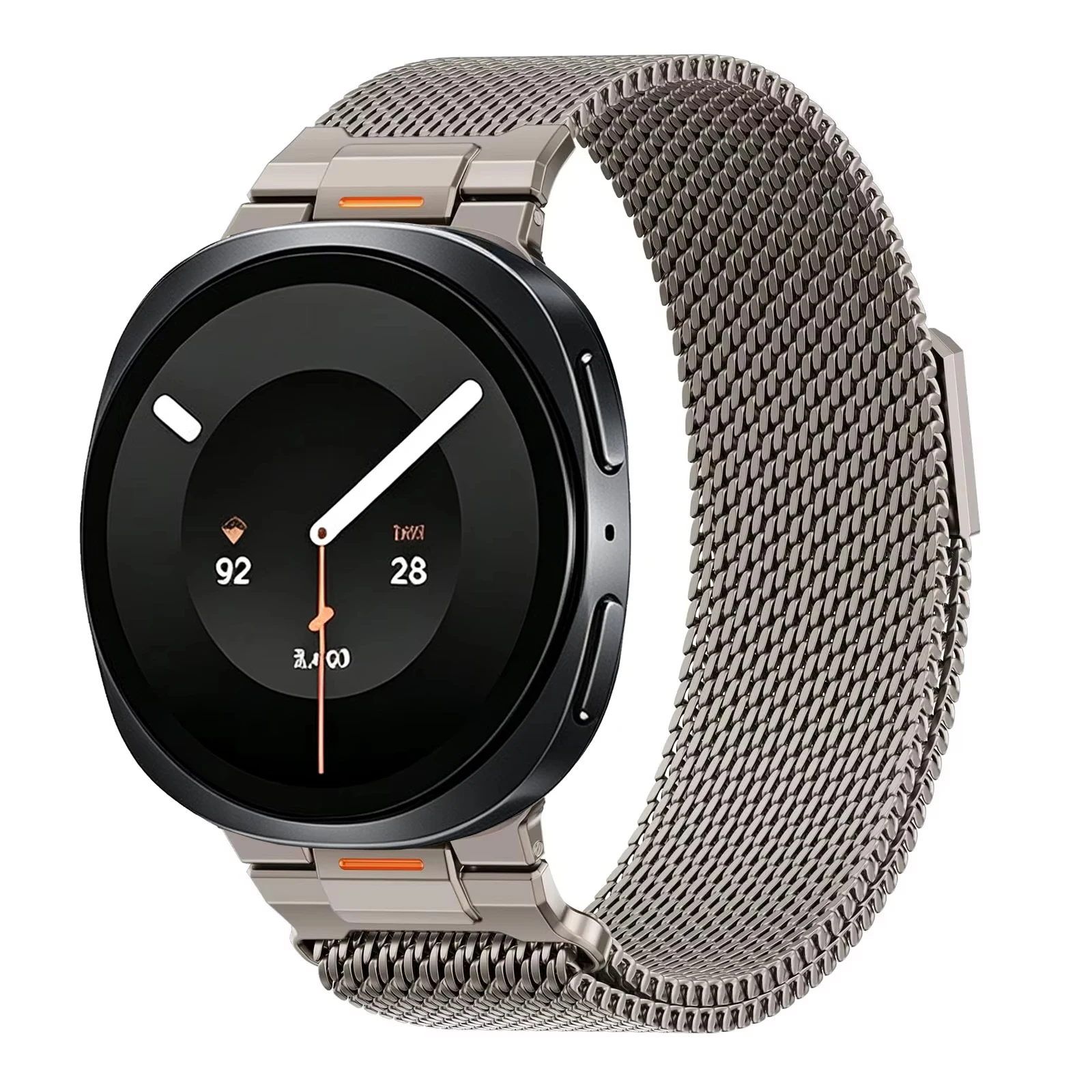 Фото Магнитный металлический ремешок для Samsung Galaxy Watch 9 8 44 мм 40 мм, миланский браслет, ремешок для Galaxy Watch 8 Classic 46 мм. №1