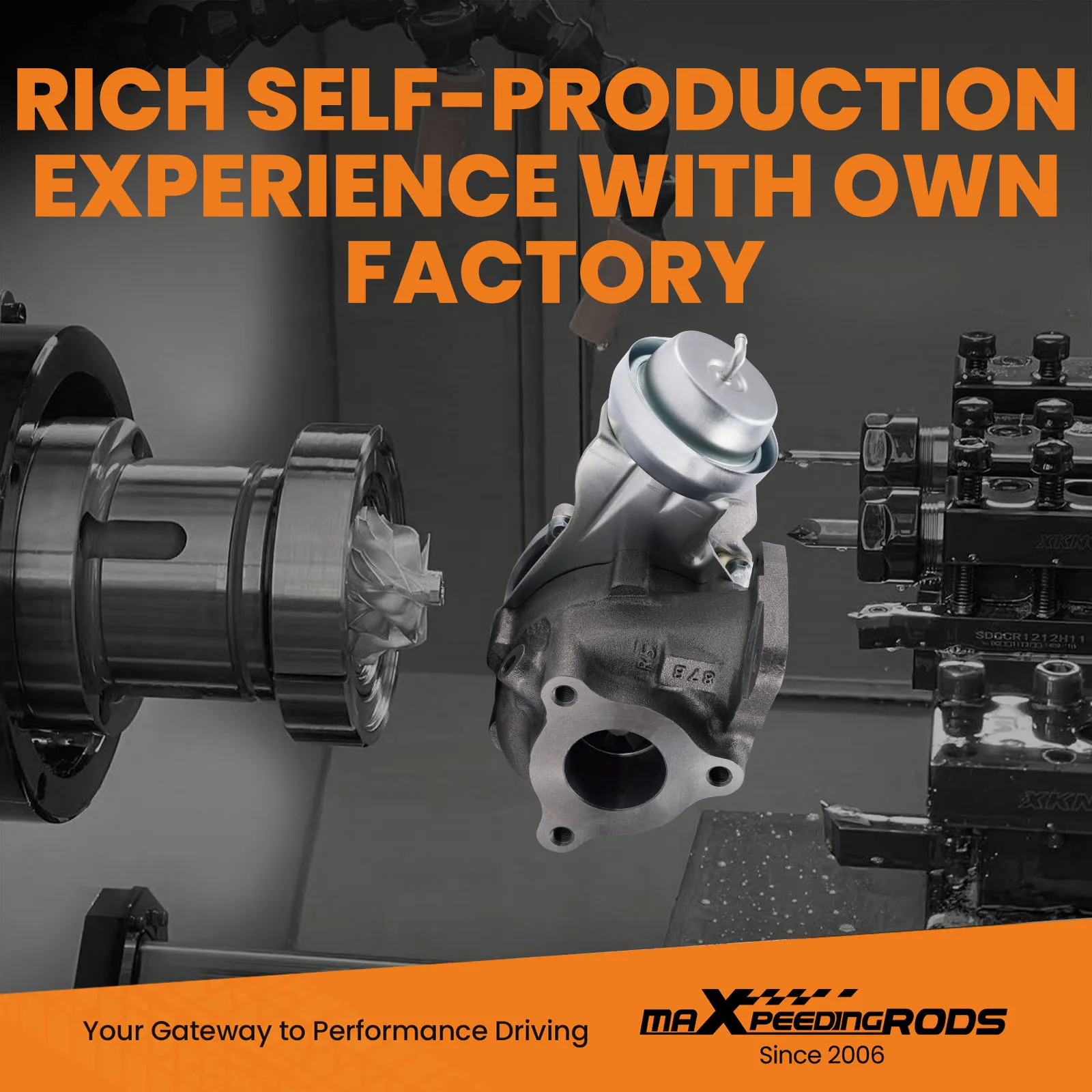 Заготовка турбокомпрессора VT16 для Mitsubishi Triton L200 2.5L 2010- 1515A170 VAD2002