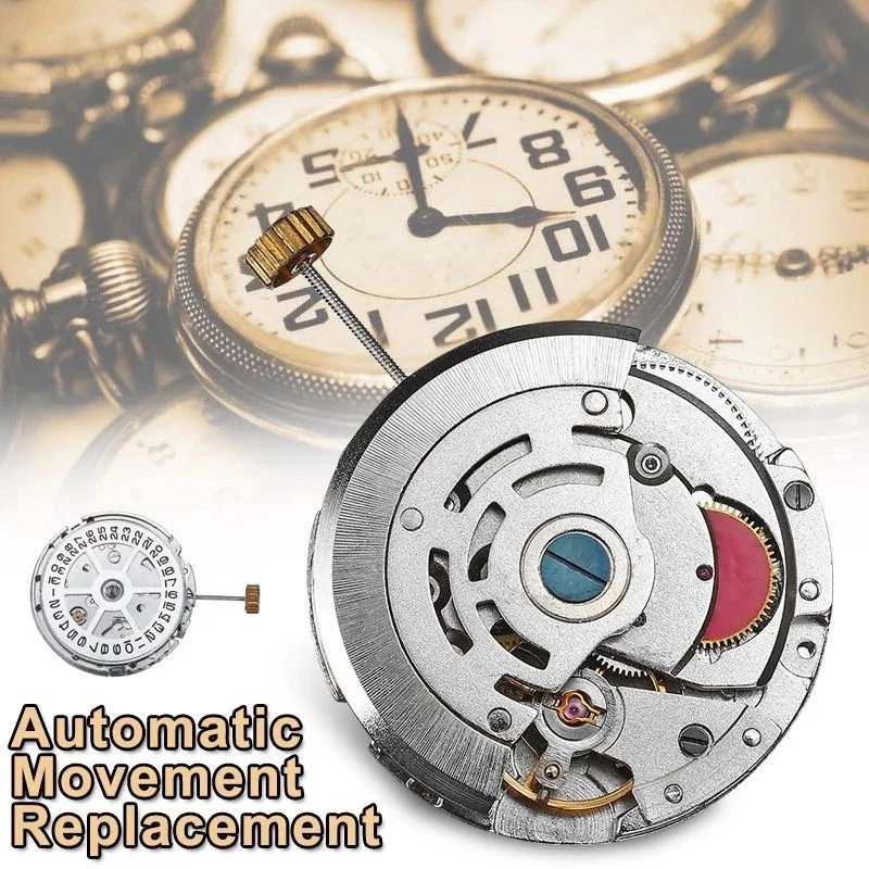 Automatic Movement Replacement Day Date Chronograph Watch Accessories Repair Tools Kit Parts Fittings For 2813/8205/8215