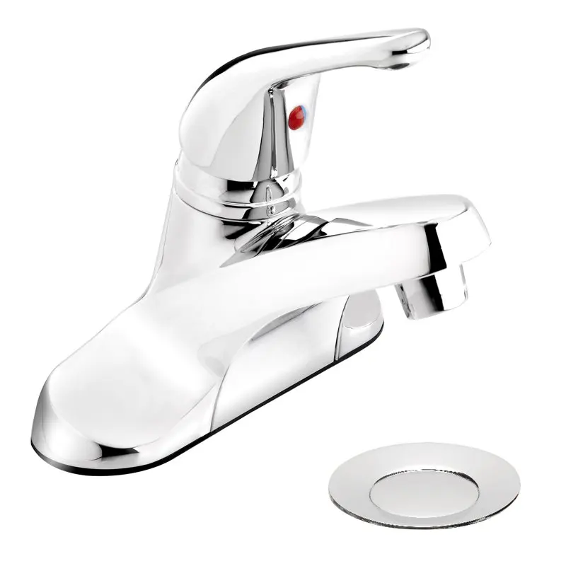 

Kitchen Faucet EBY24CCP Single Handle Centerset Bathroom Faucet with Drain, Polished Chrome