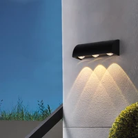 led wall lamp indoor and outdoor ac85 265v 3w modern minimalist style ip65 waterproof lamp with 3 years warranties