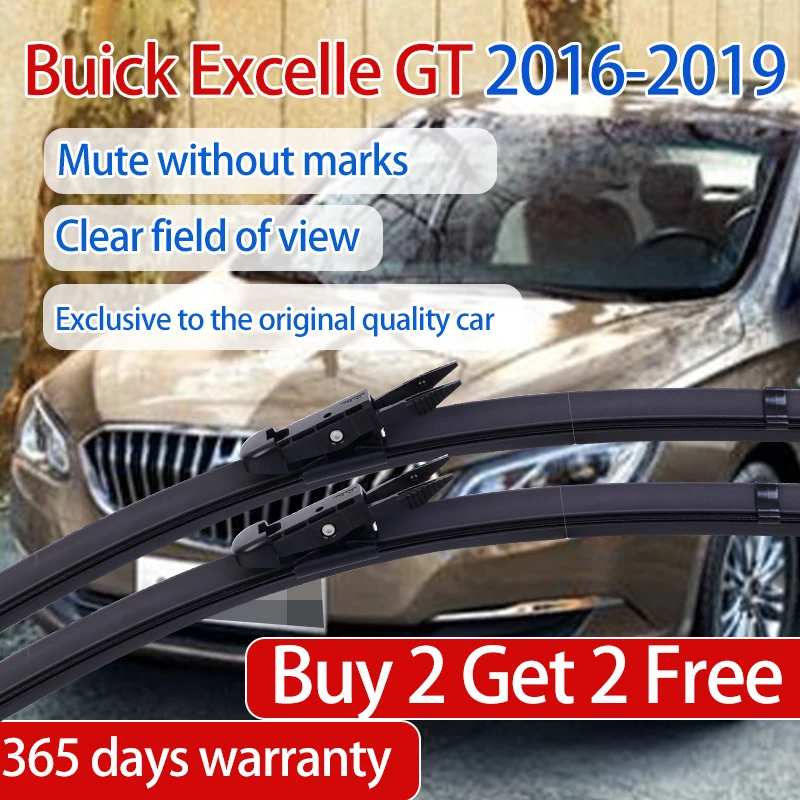 

ShangKeWen Car Boneless Silicone Windshield Wiper Blade For Buick Excelle GT Universal Frameless Rubber Wipers Buick Accessories