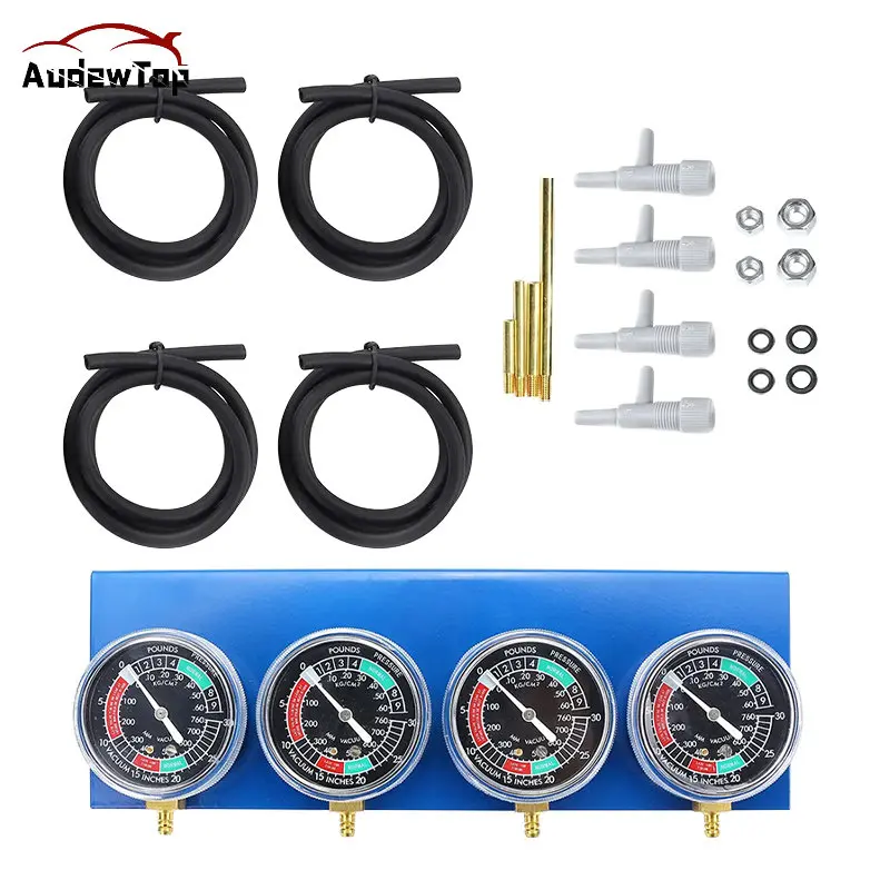 4Pcs Motorcycle Carburetor Vacuum Gauge Balancer Synchronize