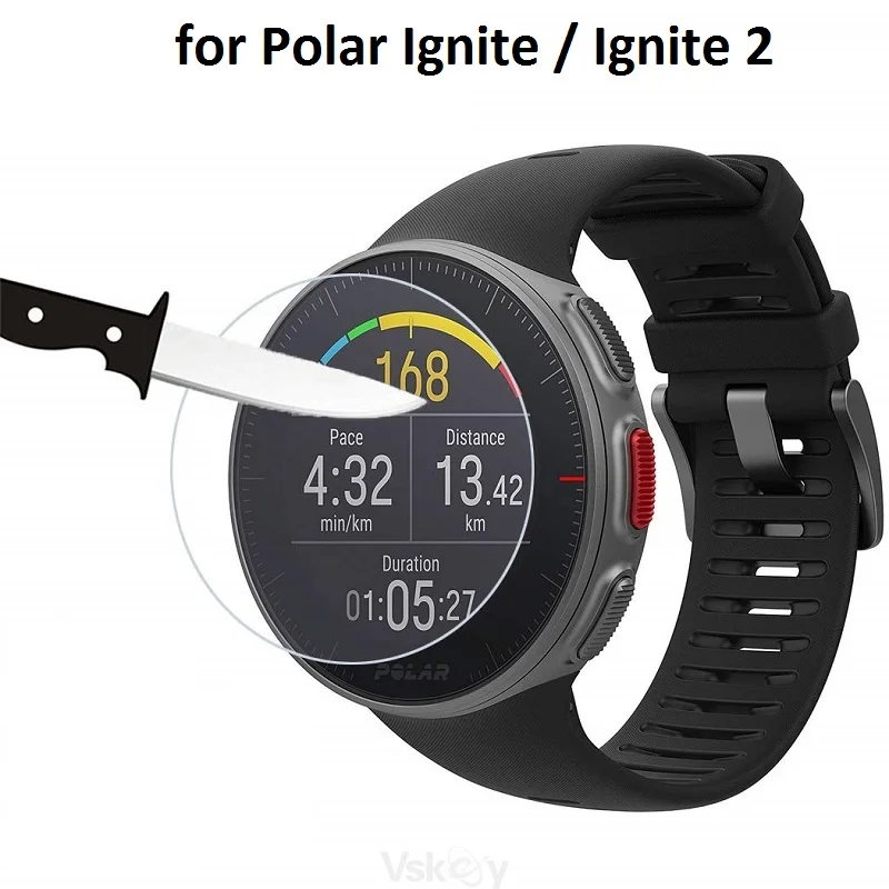 

3PCS Smart Watch Screen Protector for Polar Ignite / Ignite 2 Tempered Glass Anti-Scratch Protective Film for Polar Unite
