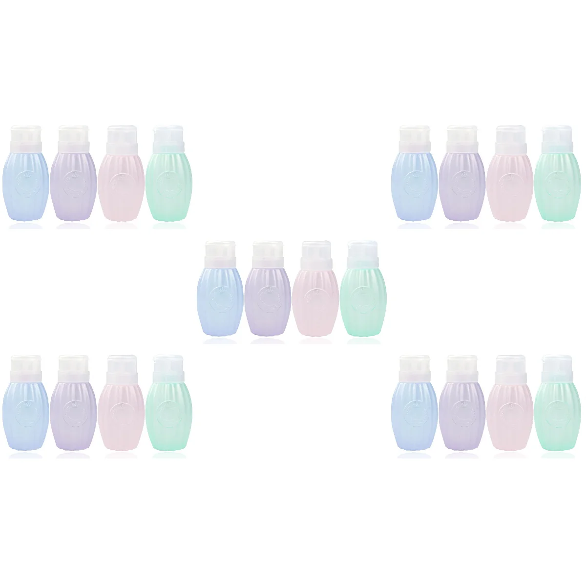 

20 Empty Dispensers for Remover Manicure Pump Bottles Pressing Bottles