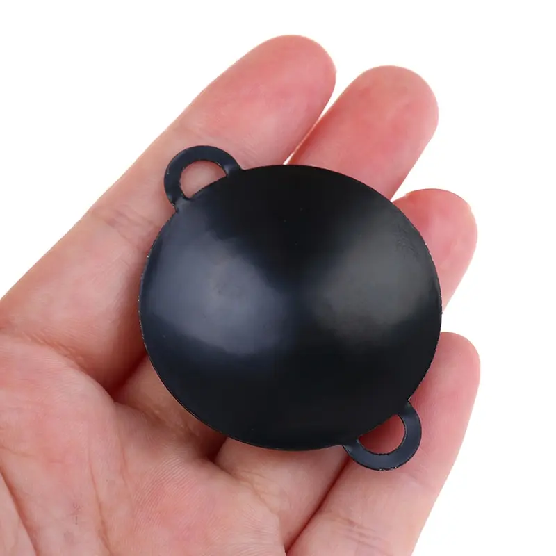 

1pc 1/12 Scale Dollhouse Miniature Metal Frying Pans Cooking Pot Cookware Toy for Children Dollhouse Kitchen Tool Accessories