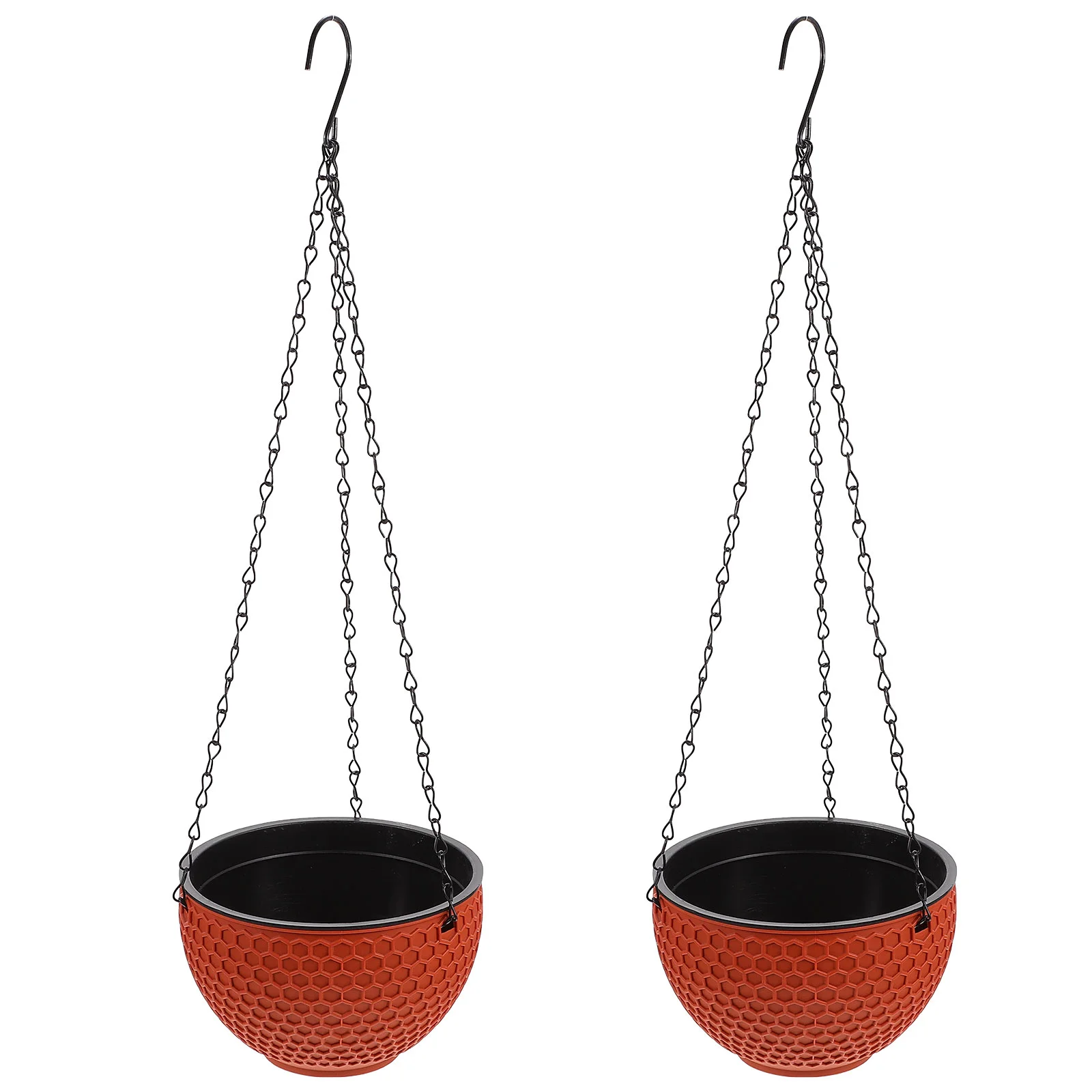 

2pcs Flower Pots Durable Good Decorative Flowerpot Hanging Pot For Home Plant Pot Decor