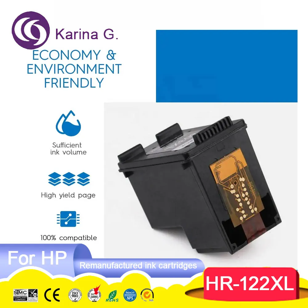 Фото 122 XL 122XL восстановленный цветной струйный картридж Cartucho для HP122 HP122XL HP Deskjet 1510 3510 4500/5530 принтера №5