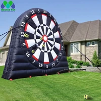 outdoor games pvc oxford inflatable dartboard game sports kick set soccer target dart boards football darts for entertainments