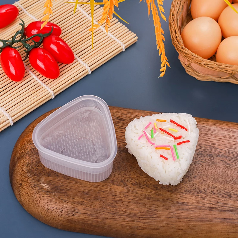 【HGPA】Sushi Mold Box Прозрачная треугольная форма для приготовления суши Onigiri Рисовые