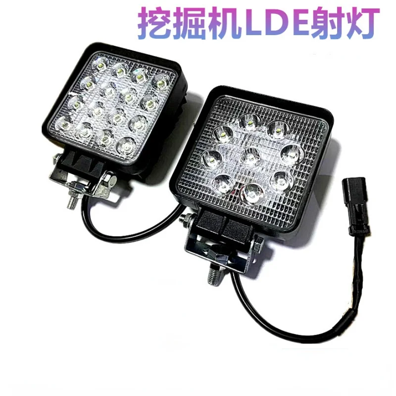 

Excavator LED Headlights For Sany LiuGong XCMG Engineering Work Energy Conservation 12V 24V Cab Big Arm Floodlight