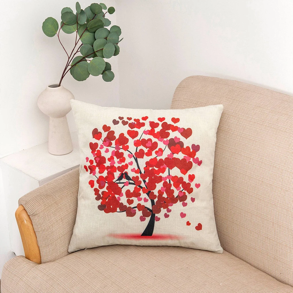 

Чехол для декоративной подушки, 4x дерево, легко менять и чистить