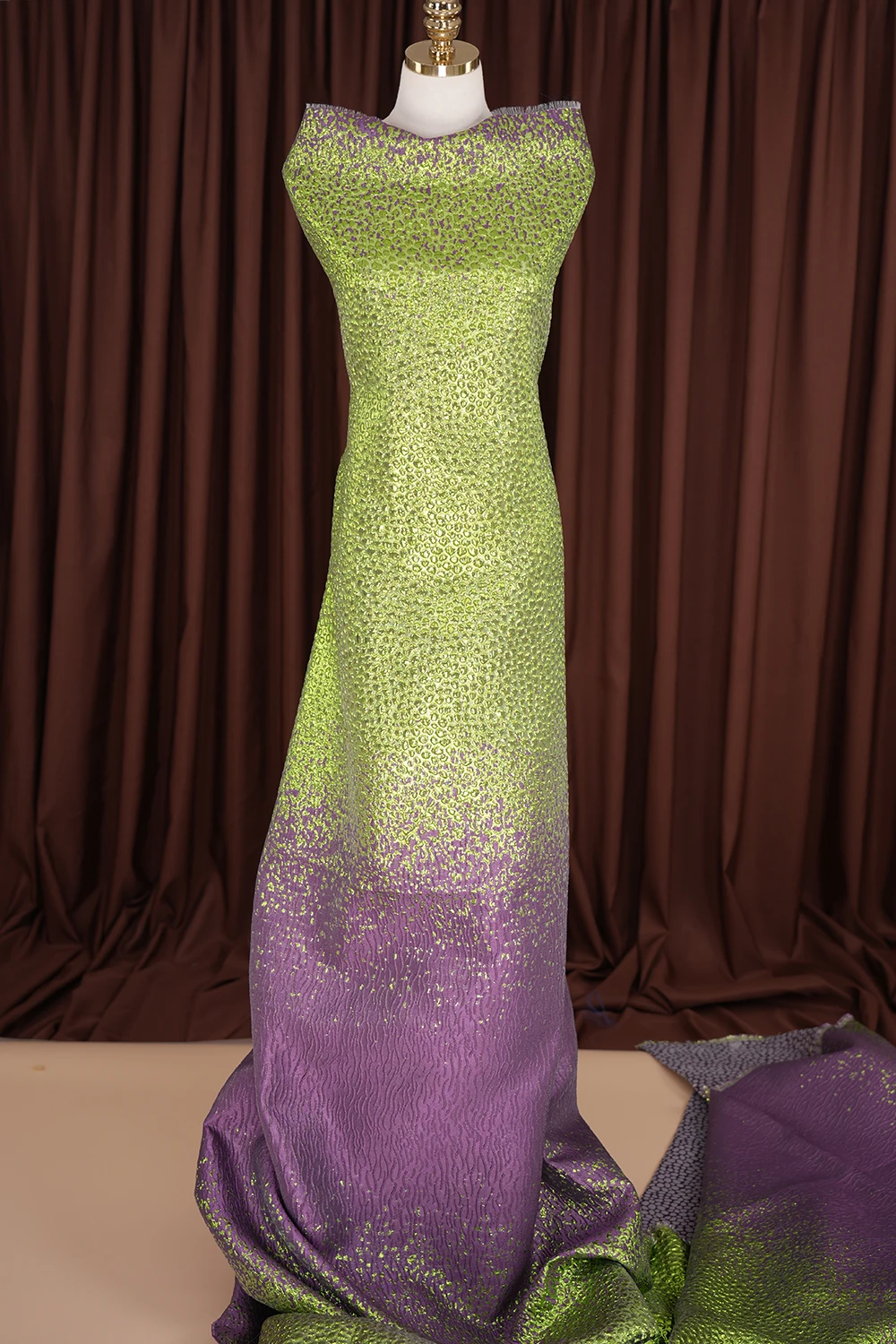 Фото Ткань Dobetter Tex Brocade Jacquard высокого качества, жаккардовая ткань с узором для нигерийской одежды, для вечерних платьев и женских нарядов. №2